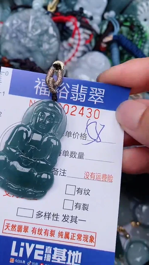 翡翠未镶嵌颈饰...0002430