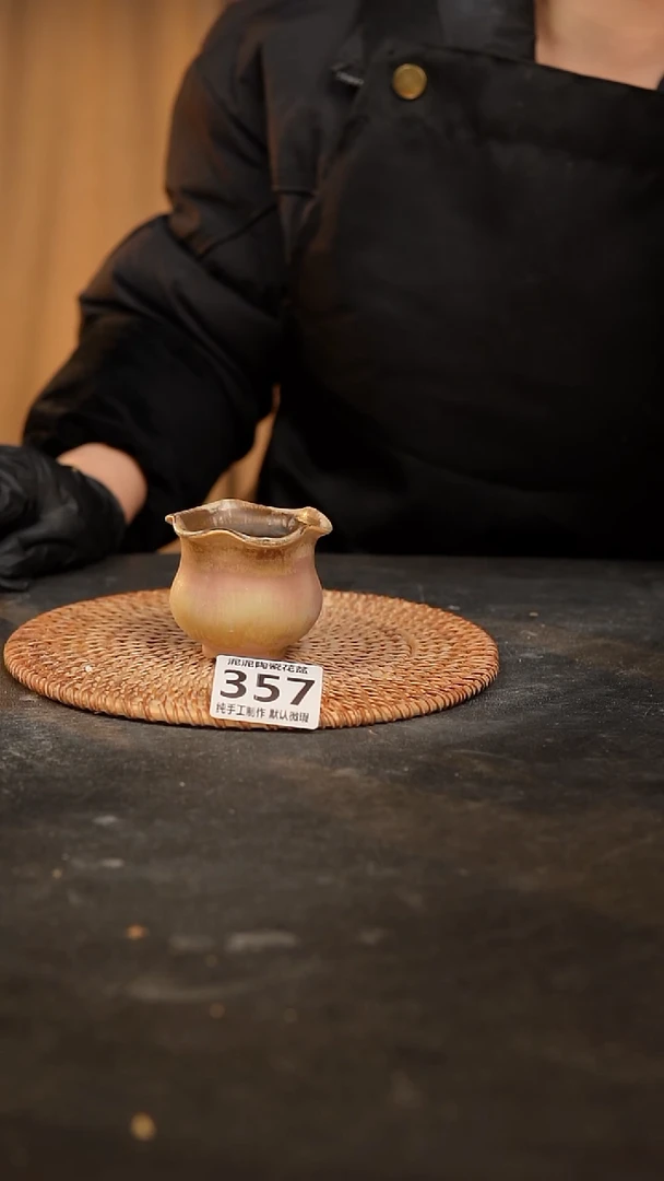 【闪购商品】瓷片泥泥手工花盆口5高6
