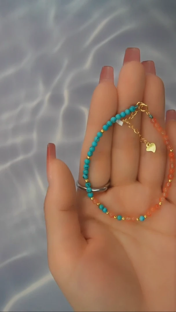 【闪购商品】南红玛瑙手链银S925镶嵌发货一件