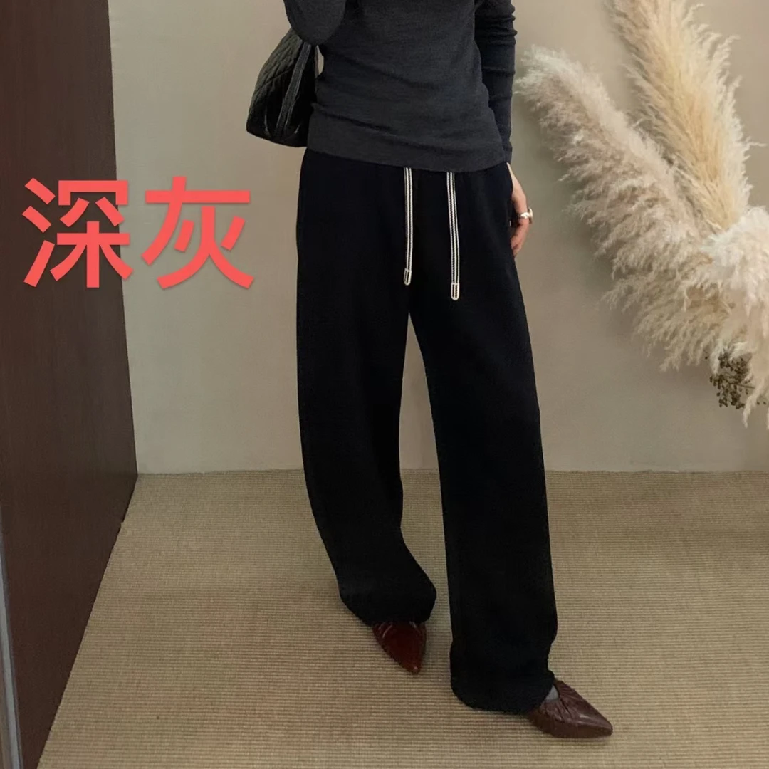 Pada.嘻&Uni【弯刀裤】高端 显瘦百搭加绒休闲裤 035 Hi Fortune