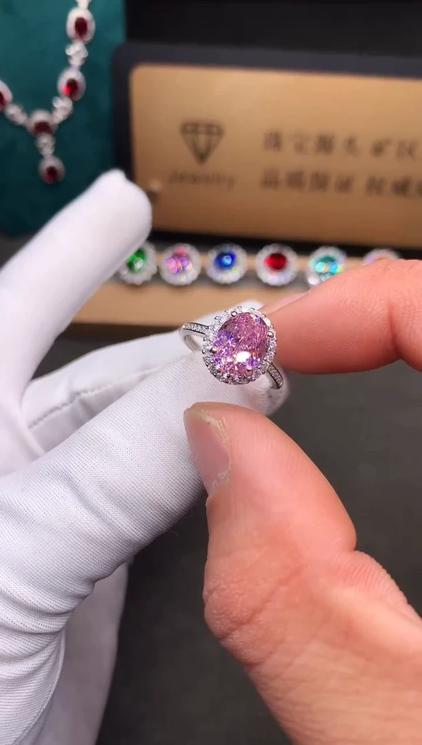 银S925镶嵌戒指碧玺.....