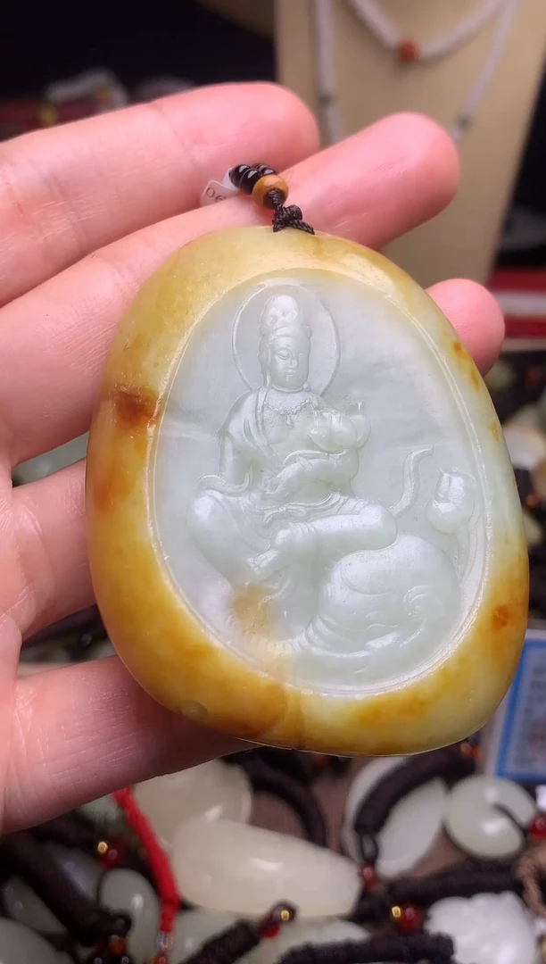 颈饰未镶嵌和田玉新疆料青海料清水和田玉吊坠