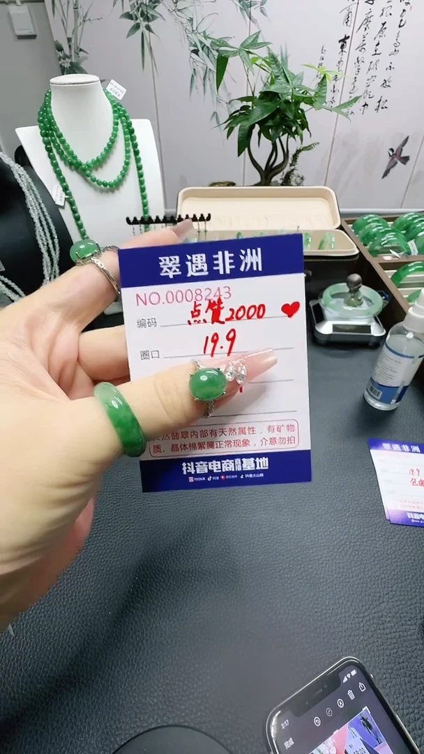 石英质玉（非洲翠）1未镶嵌/8243