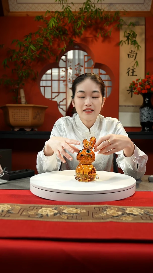 【闪购商品】琉璃手工艺品琉璃兔