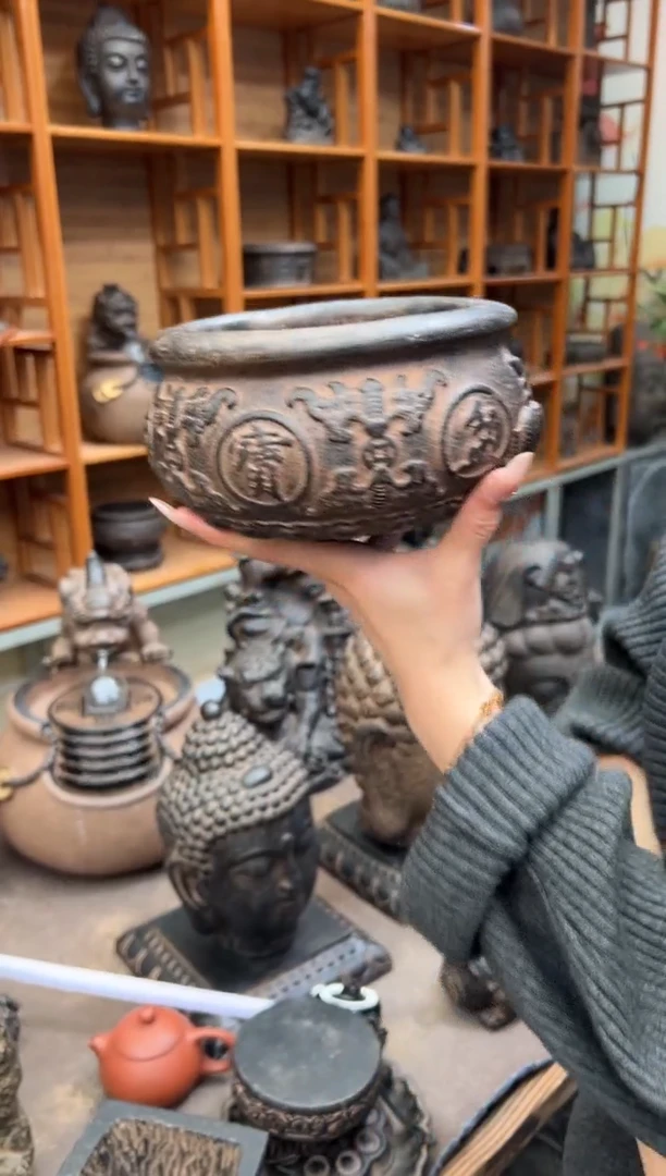 陶土【火山泥】聚宝盆