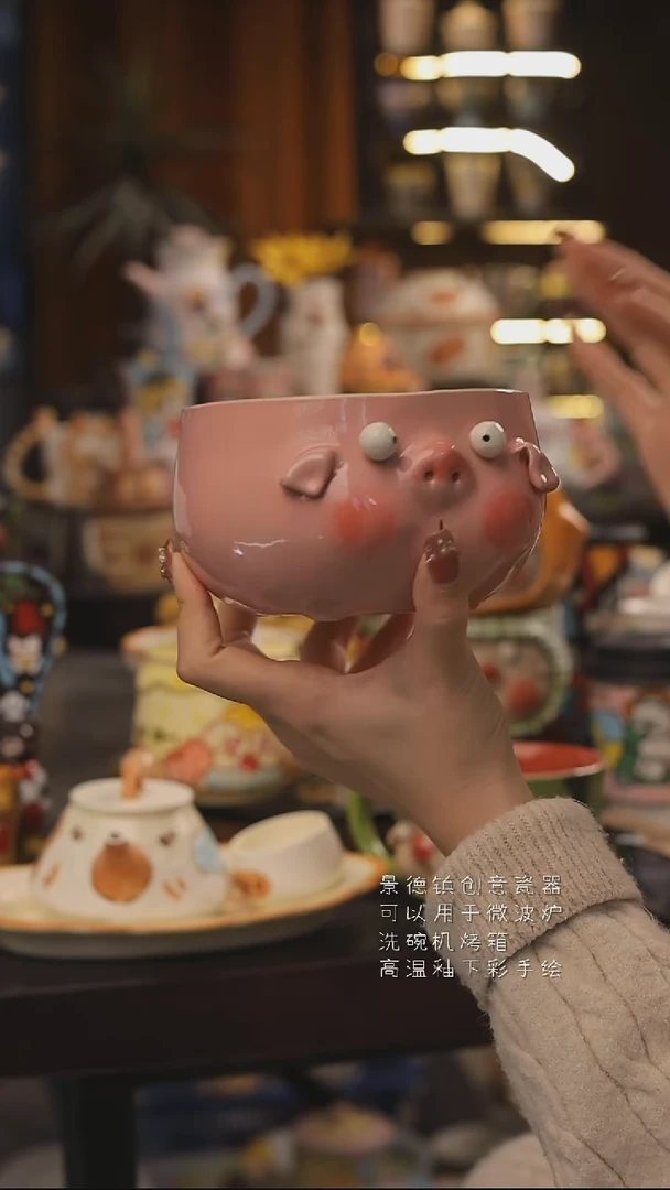 景德镇釉下彩绘设计师款式陶瓷