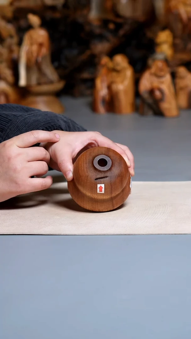 香樟木葫芦花瓶微瑕0135