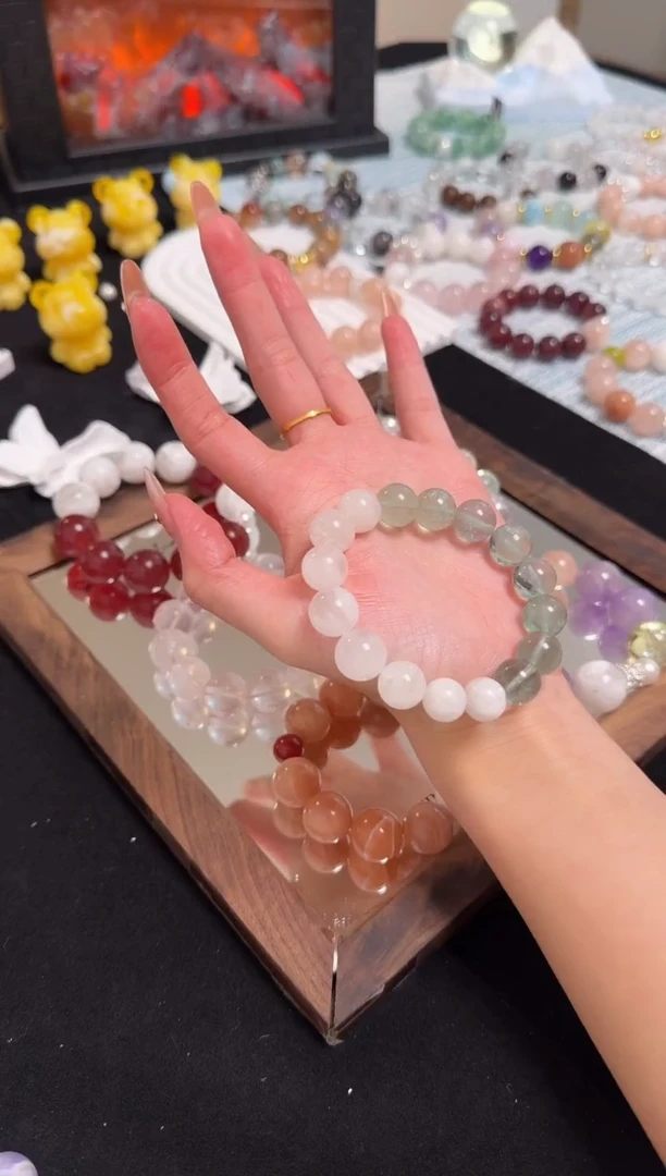 未镶嵌手串萤石绿萤石福利款