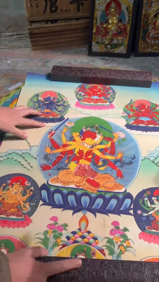 卷轴画东东唐卡tk16
