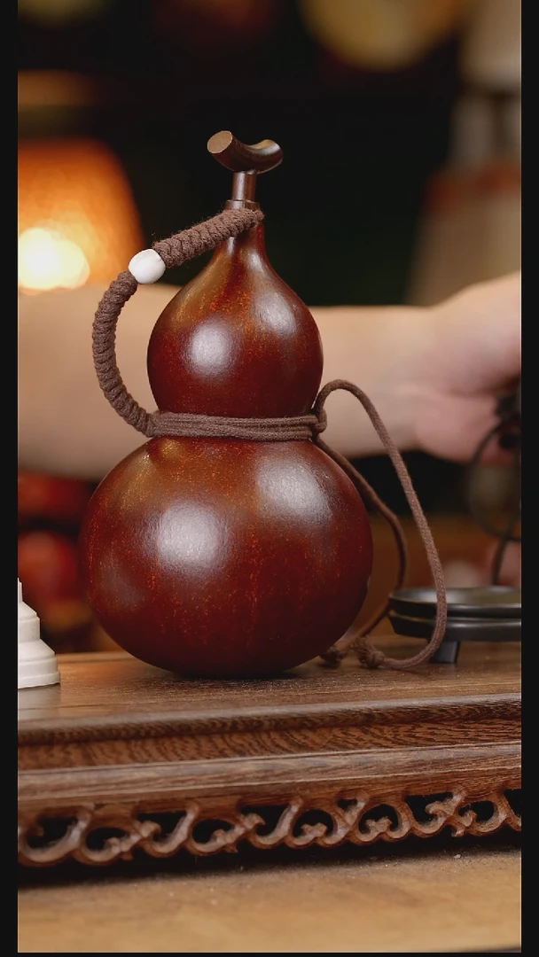 45号精品天然大漆酒葫芦一物一拍~