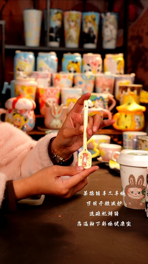 景德镇设计款手工手绘杯杯