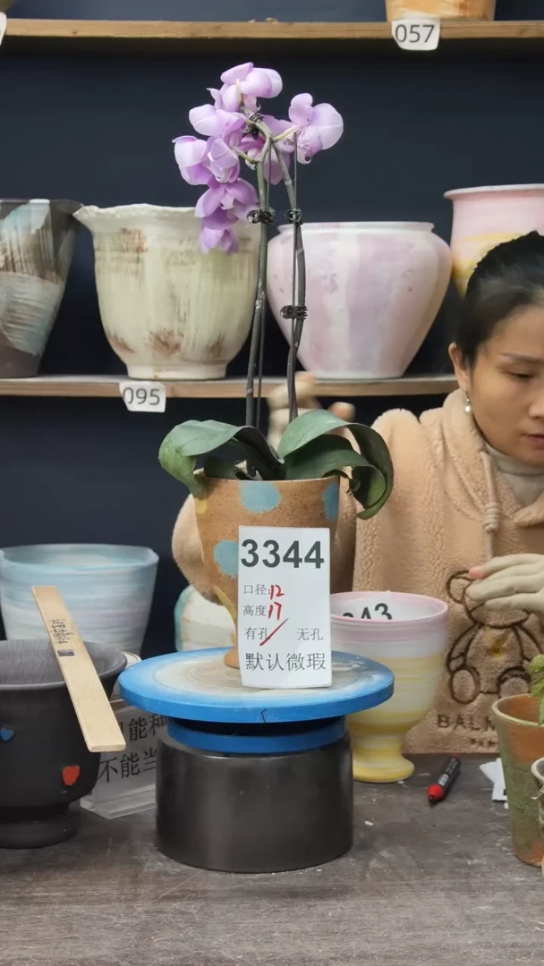 景德镇花盆默认微瑕3344