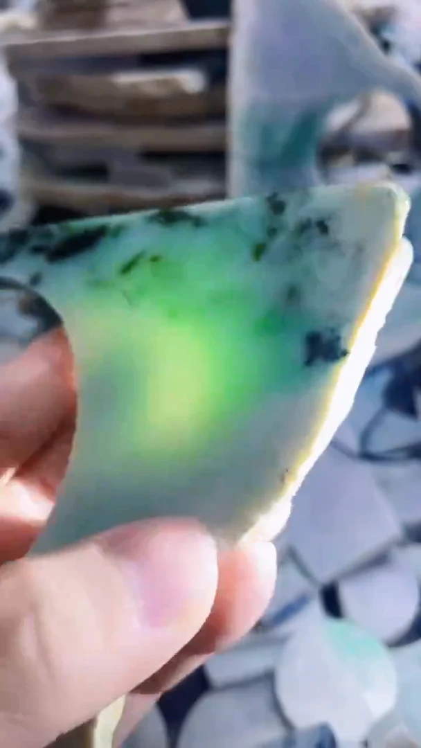 裸石翡翠天然A货翡翠板料