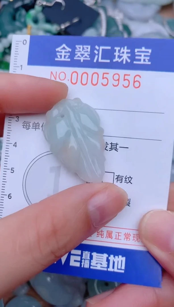 翡翠未镶嵌颈饰5956........1