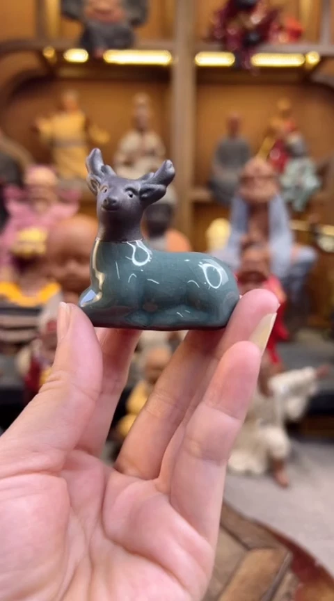 紫砂茶宠器闵茶宠摆件