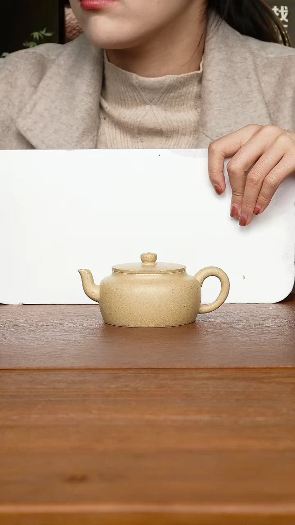 【闪购商品】紫砂茶壶张辉老师 汉韵 本山绿220cc