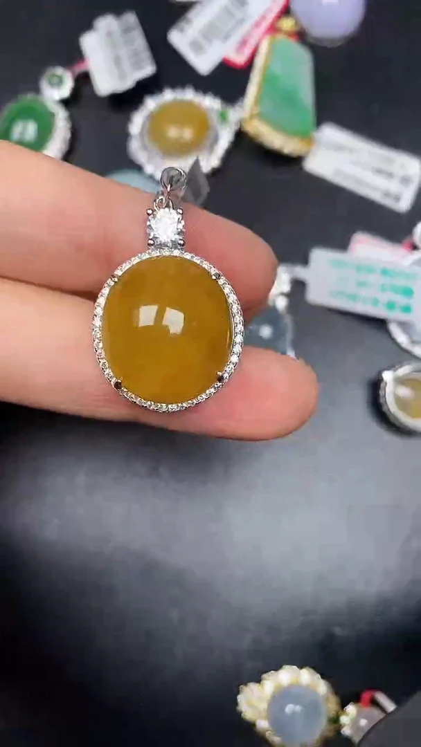 银S925镶嵌戒指翡翠3630