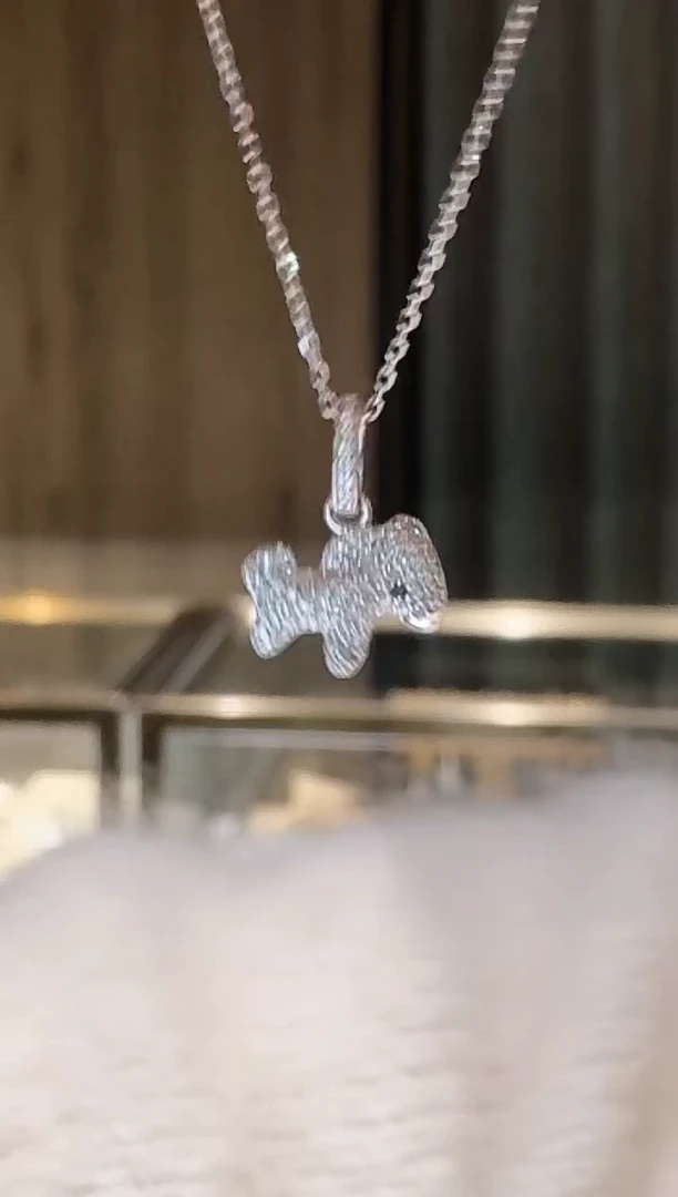 18K金镶嵌吊坠（不含链）钻石AF0828-W