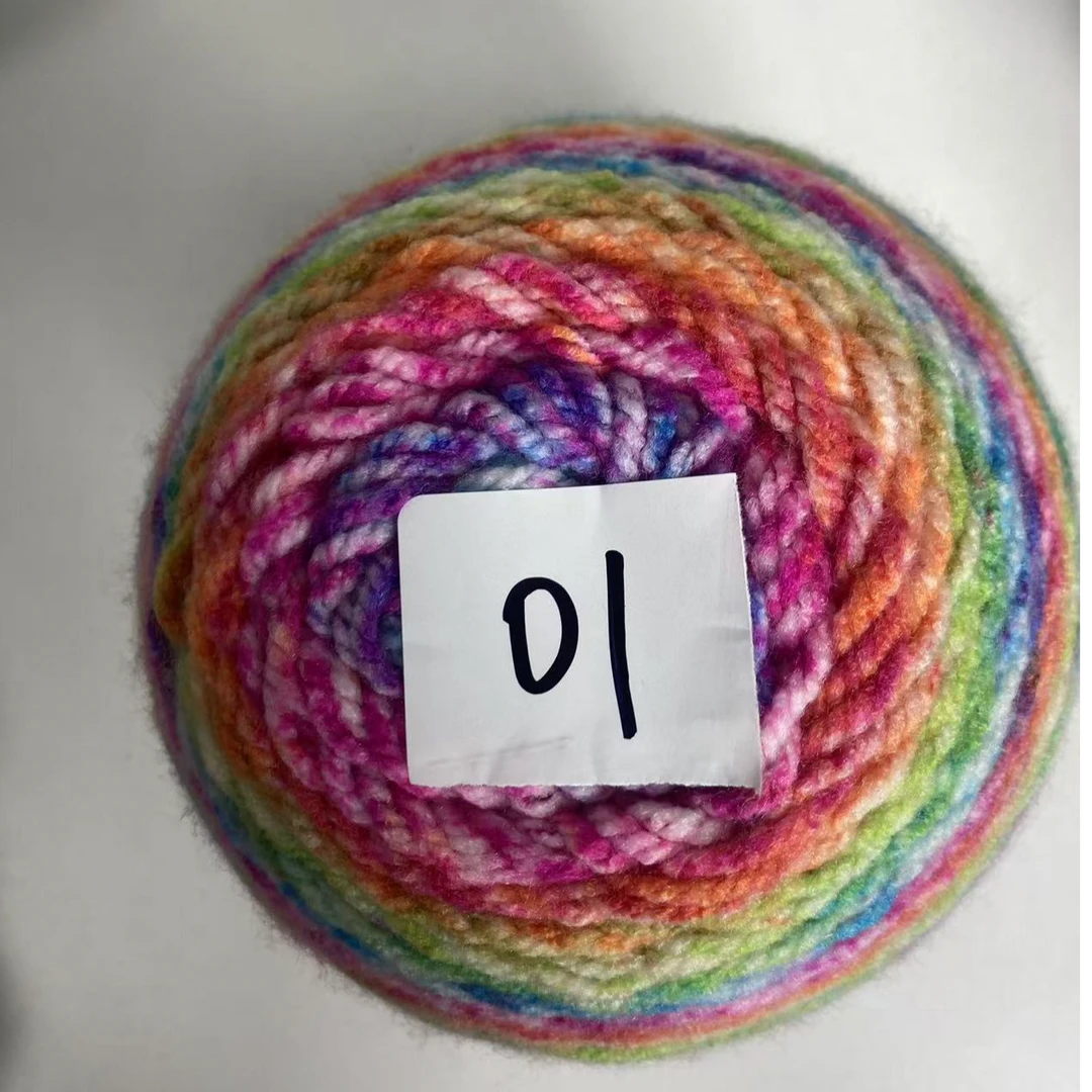 JUBILEE/佳佰俐俹彩色全腈纶蛋糕球毛线，全腈纶手编毯子坐垫包