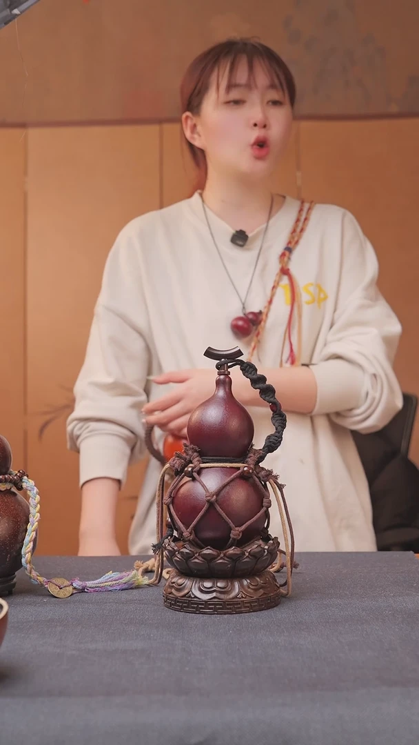 1667号链接精品大漆葫芦现货现发[一物一拍]