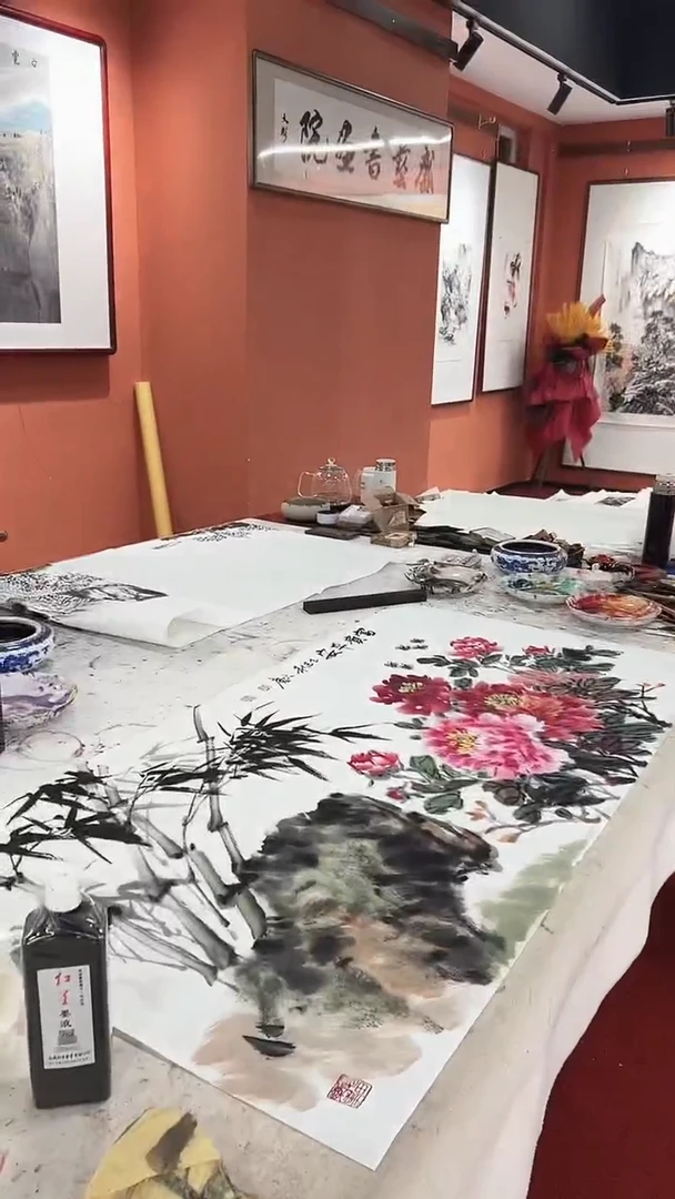 国画李火庆/国画/花鸟