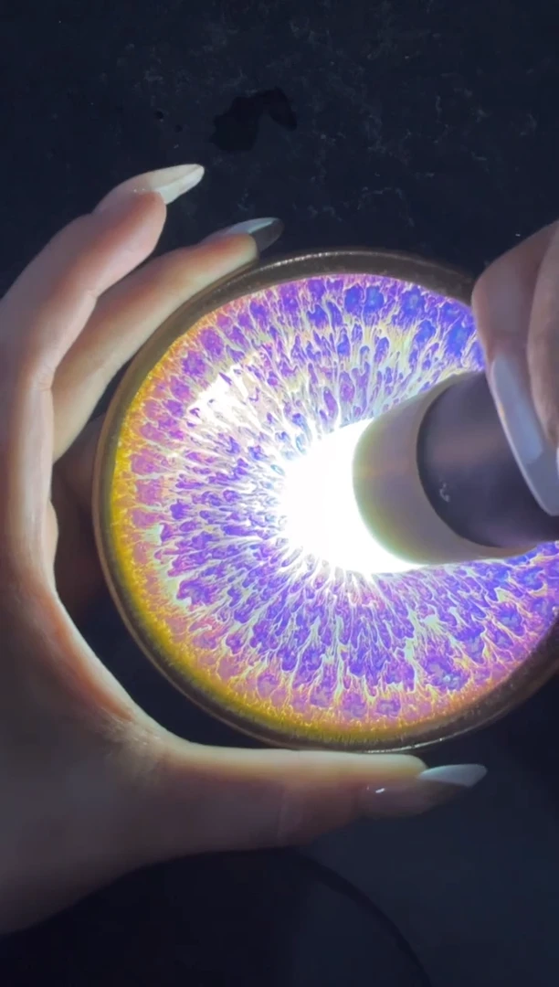 茶盏9@建窑建盏胡金花