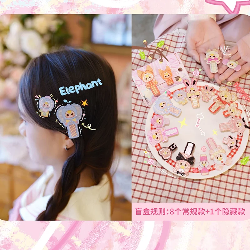 娃三岁卡通发夹挂件盲盒潮玩