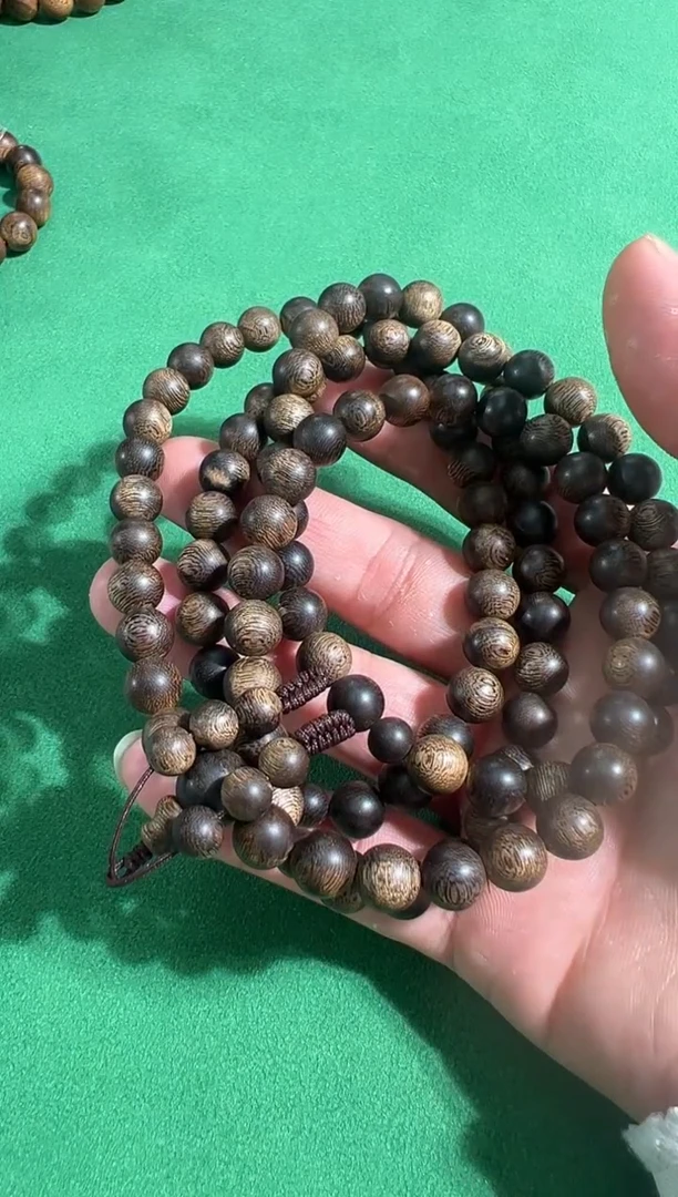 【闪购商品】沉香手串127号0.8文莱黑棋多样性发一