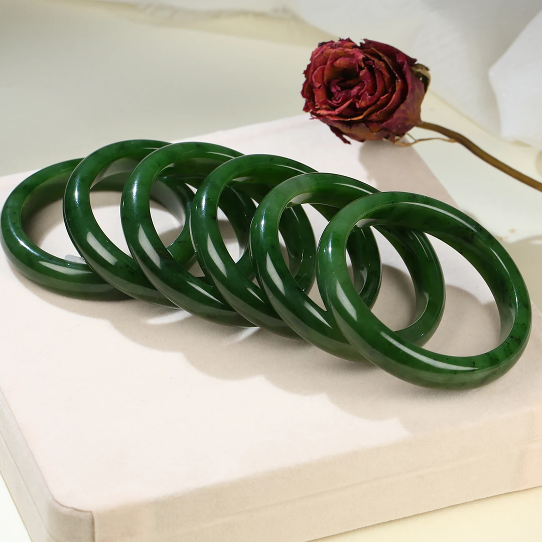 【新疆源产地发货】天然正宗和田玉手镯发一证书女气质XJZ15-