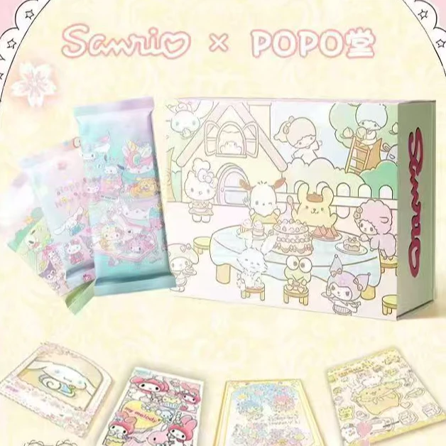 【拆盒】PAOPAO堂-三丽鸥国卡二创动漫二次元潮玩卡牌盲盒(代拆)