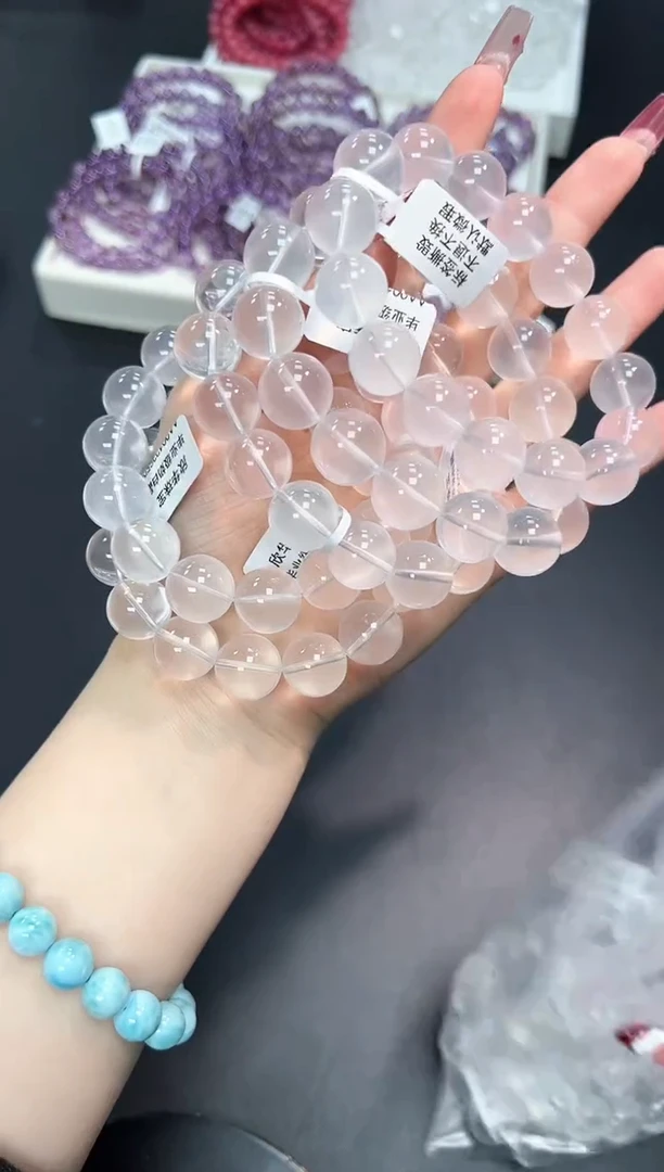 【闪购商品】水晶手串未镶嵌75L多样性发其一/1条14mm默认微瑕