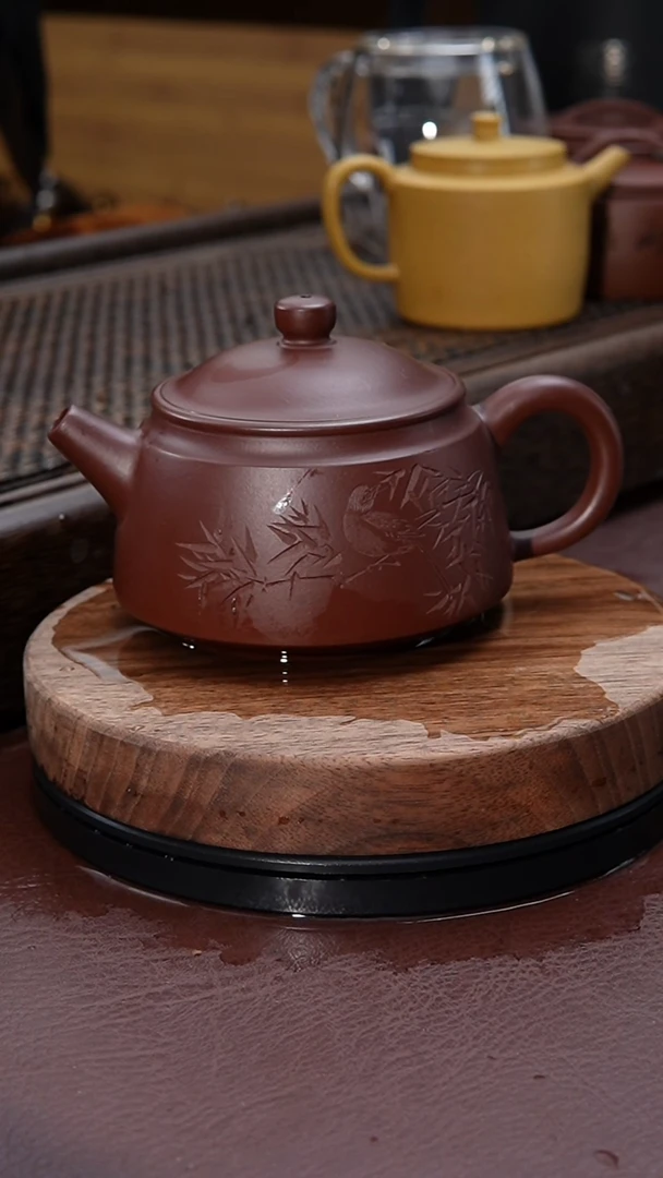 【闪购商品】紫砂茶壶刻绘紫砂壶