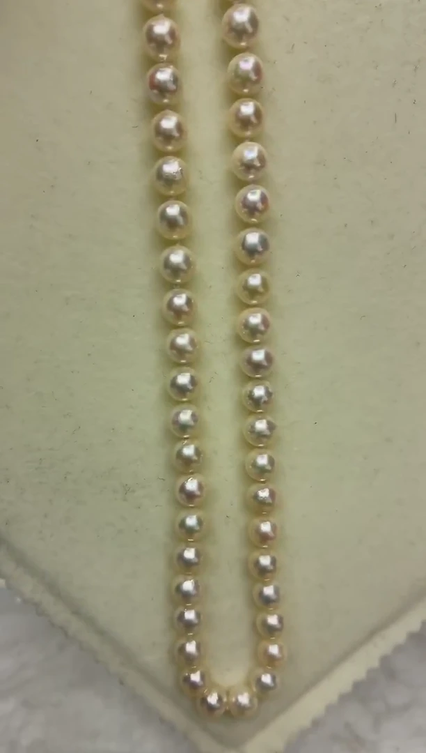 未镶嵌DA海水珍珠羽皇金串链8-9 y1172