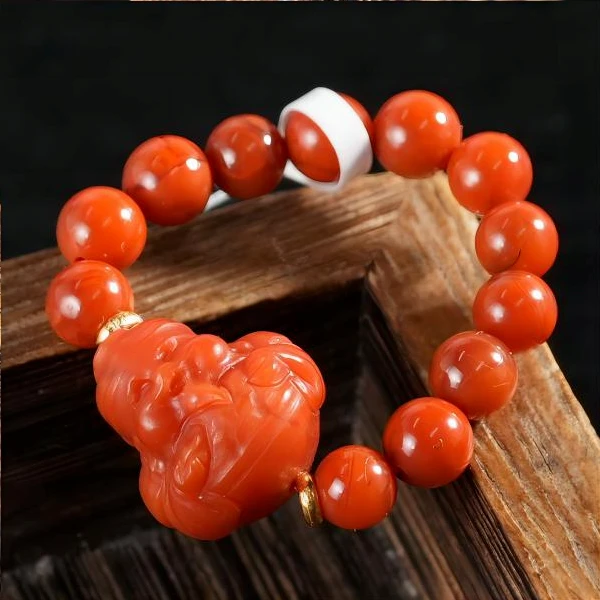 【老掌柜讲珠宝】南红财财戒圈 M072715