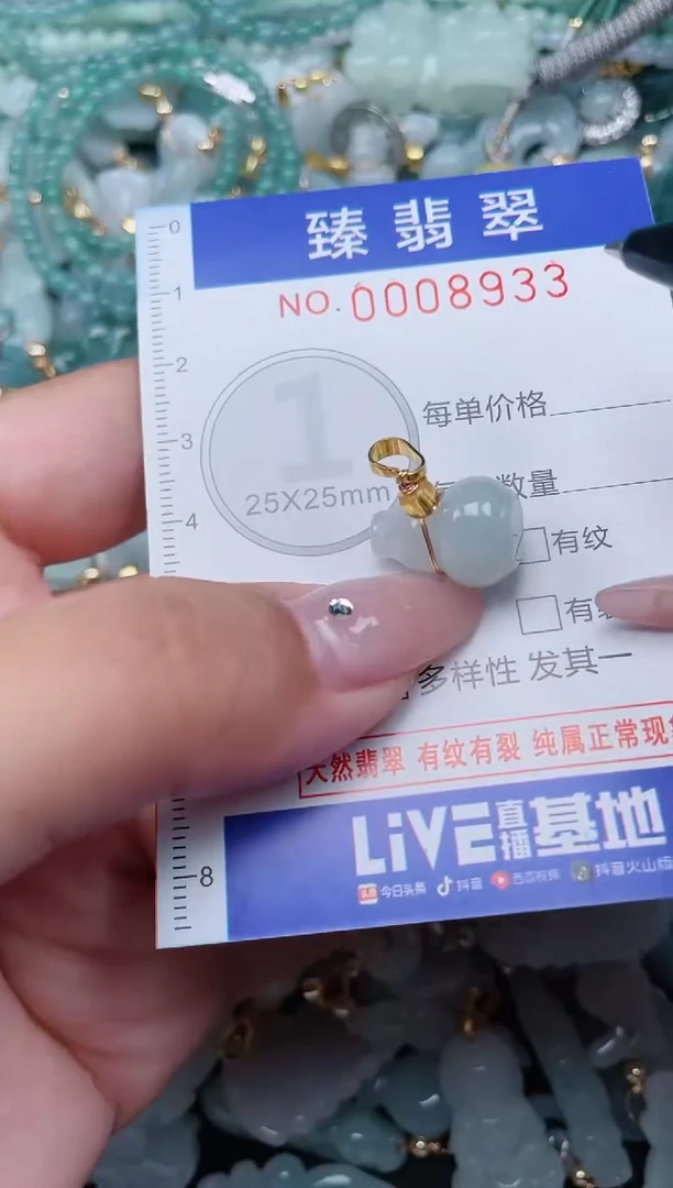 翡翠未镶嵌颈饰.0008933