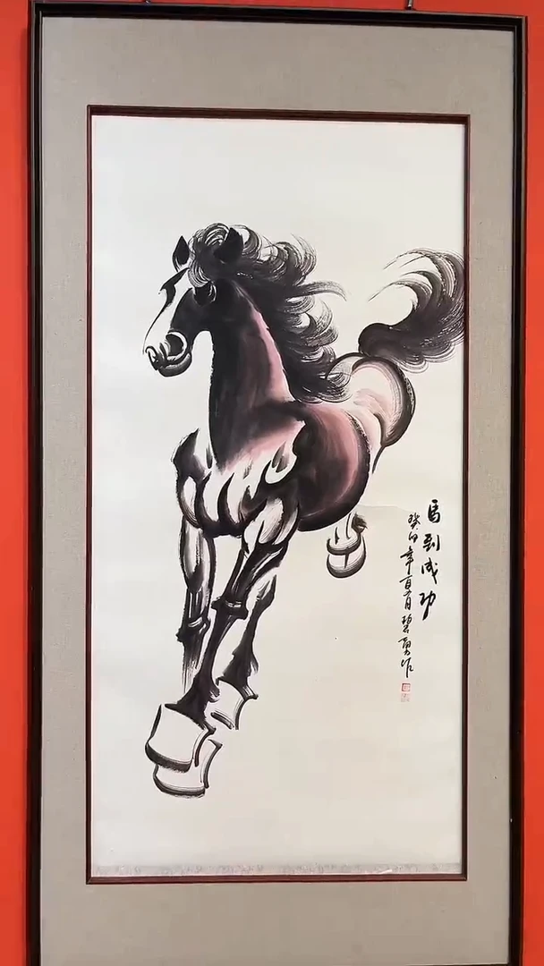 绘画苏老8平尺花鸟作品