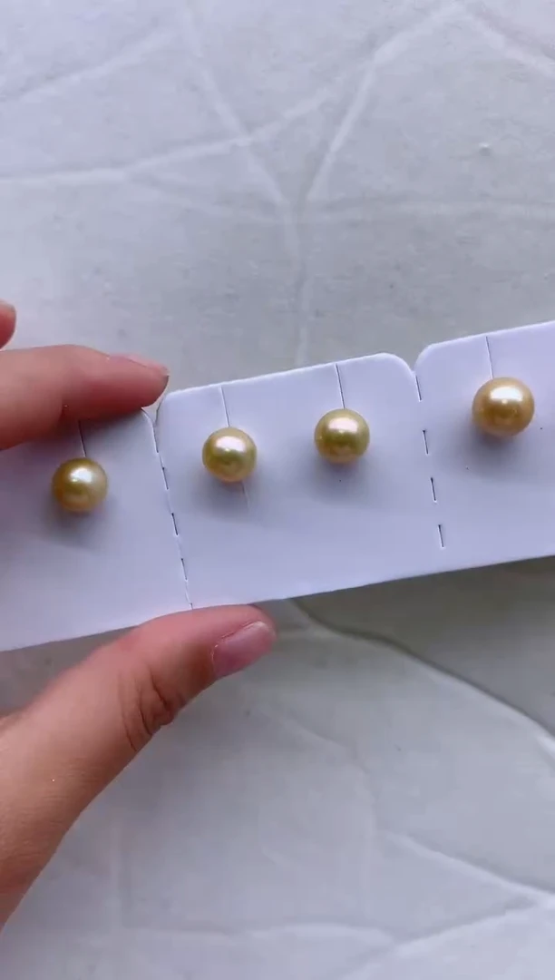 【闪购商品】淡水珍珠耳钉银S925镶嵌多发其一