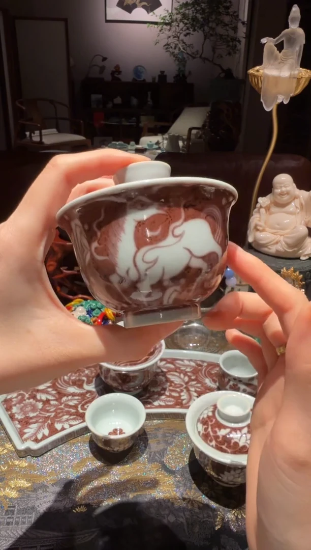 ?****?八宝马盖碗