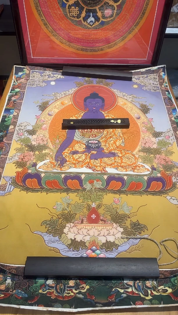 装裱画16158 不动尊