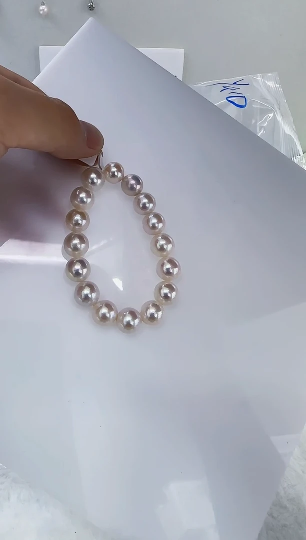 未镶嵌淡水珍珠DA曼塔珍珠手链10-11 y410
