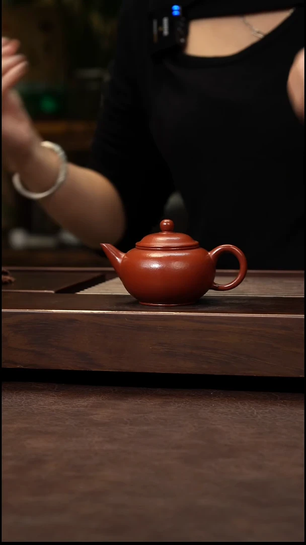 茶壶紫砂朱泥小水平100cc左右