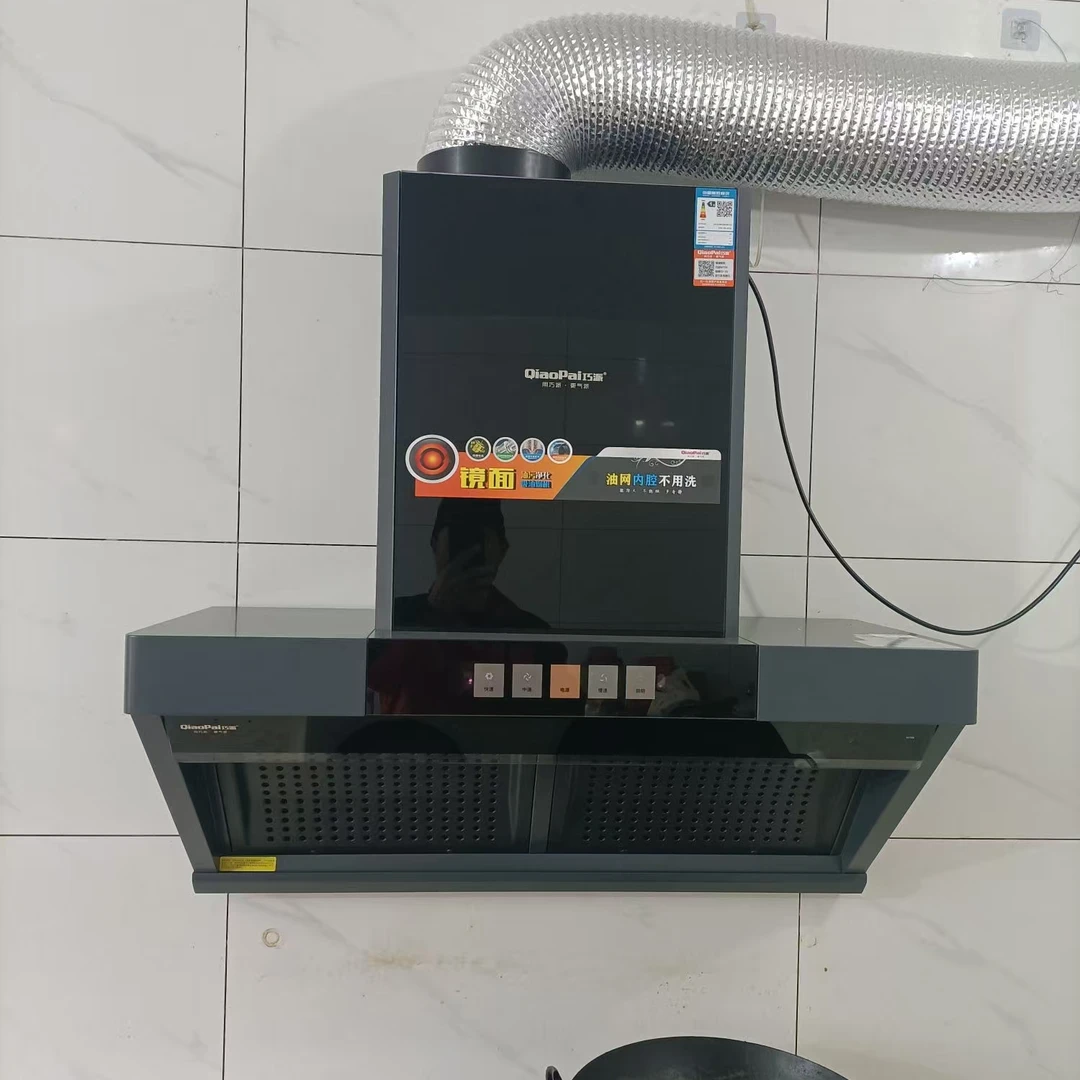 新款顶配顶侧一体大吸力免清洗抽油烟机抽烟机