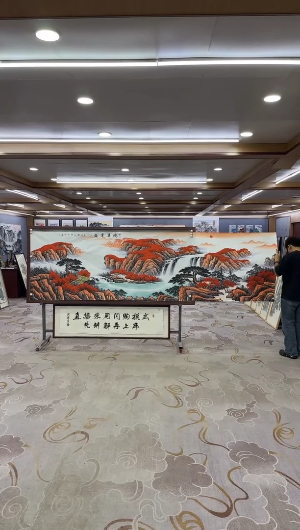 绘画DC 刘雪红-小丈二-山水国画