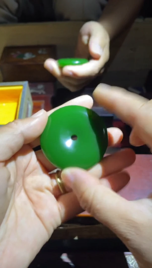 【闪购商品】绿 平安扣 1件