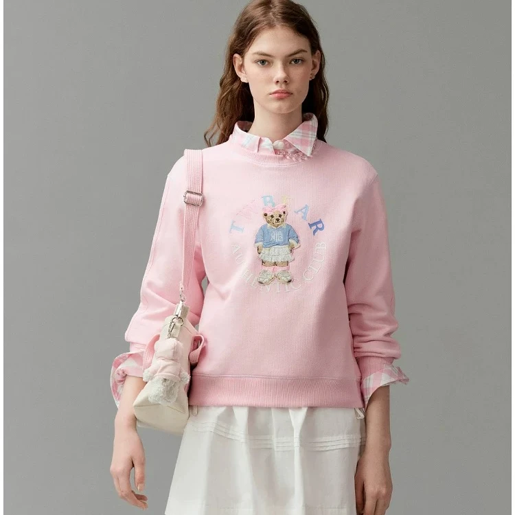 Teenie Weenie小熊女装2025春季新款TTMA251202E卫衣