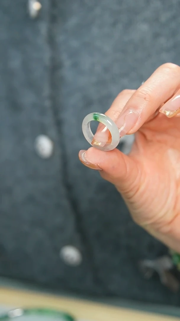 【闪购商品】翡翠戒圈未镶嵌38号-指圈/姿/3