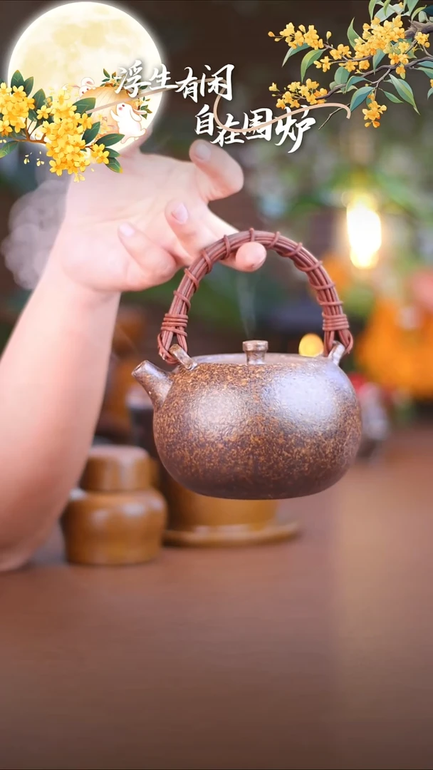 天*十太白提梁壶