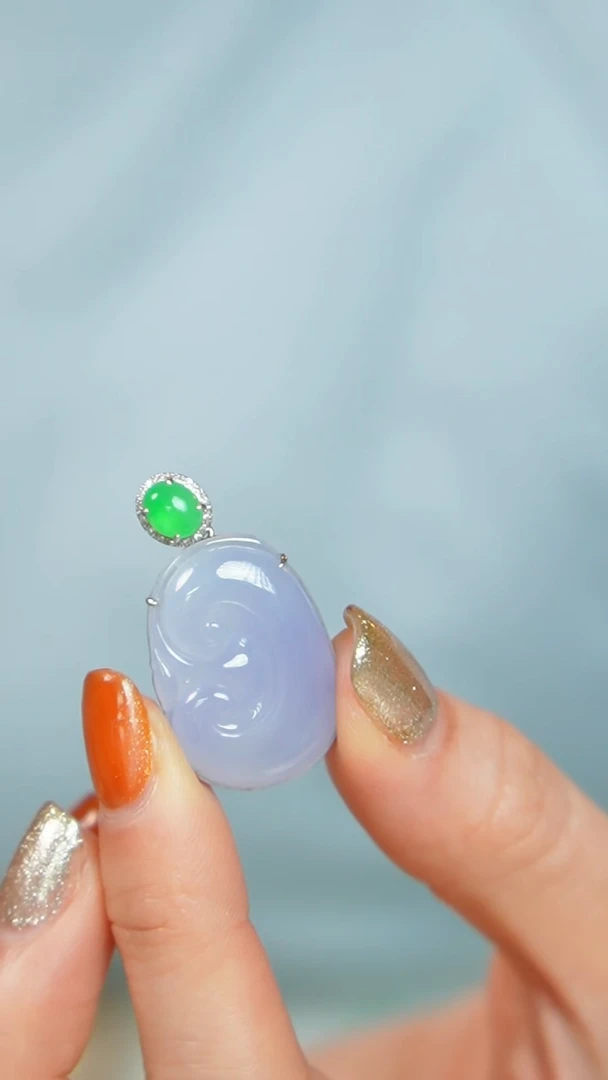 【闪购商品】翡翠挂件18K金镶嵌39号-吊坠/姿/3