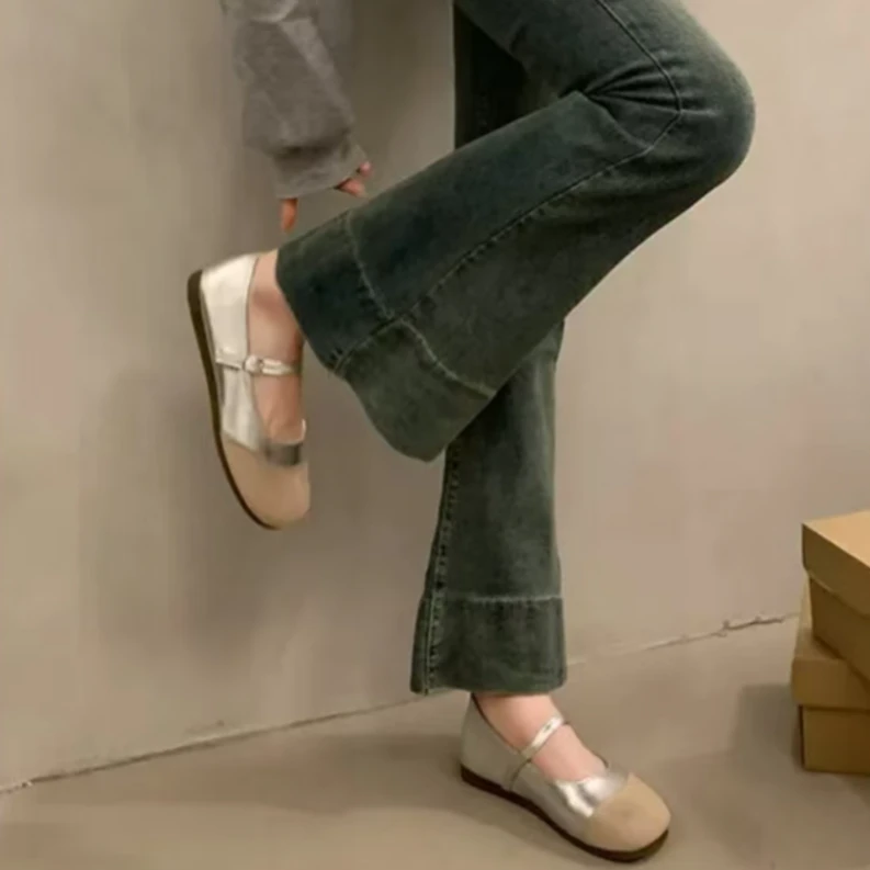 1105-5   新款法式时尚气质舒适平底单鞋