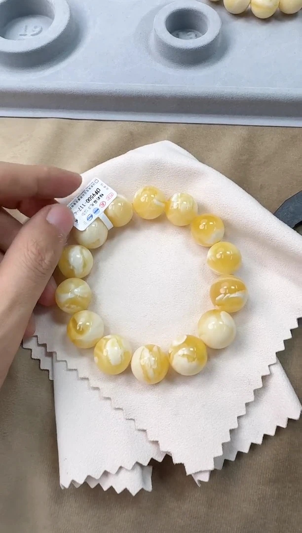 未镶嵌蜜蜡手串蜜蜡手串